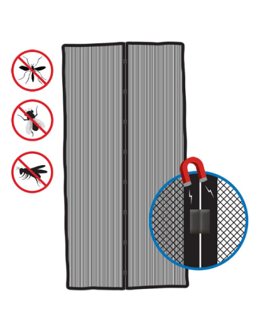 Cortina mosquitera anti insectos 210x100 cm con fijación magnética  Pro Plus