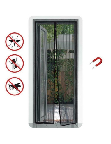 Cortina mosquitera anti insectos 210x100 cm con fijación magnética  Pro Plus