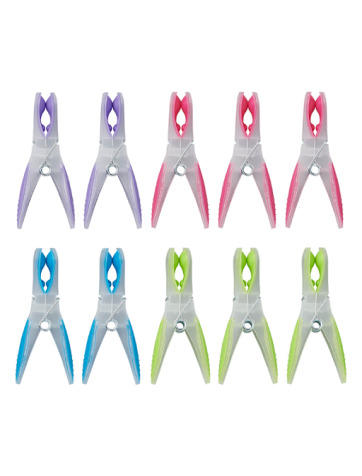 Pinzas de color para ropa 10 unidades