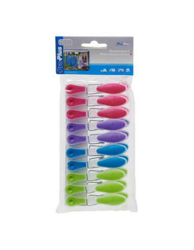 Pinces à linge de couleur 10 unités