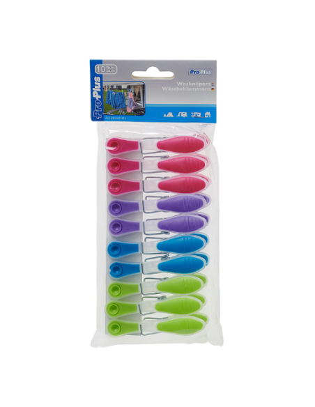 Farbe Wäscheklammern 10 Einheiten