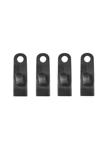 Clips de fijación para suelo de 4 piezas