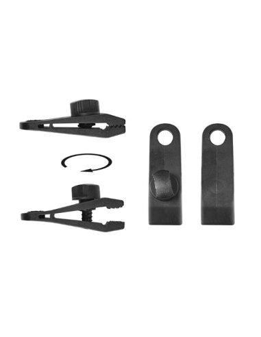 Clips de fijación para suelo de 4 piezas