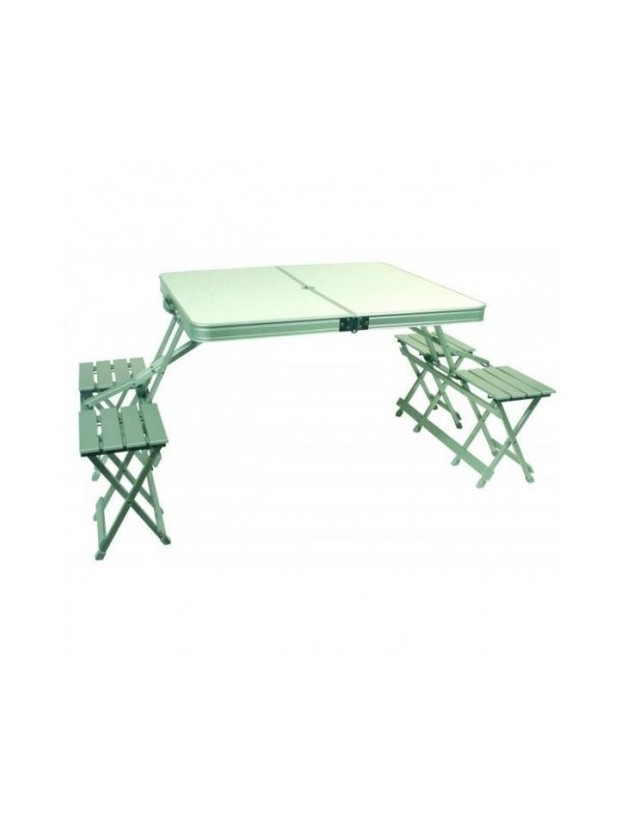 Mesa picnic plegable maletín 162 cm. Midland.