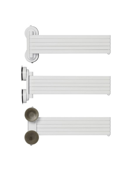 Porte-serviettes avec ventouses rotatives Pro Plus.