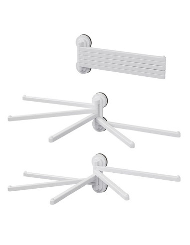 Porte-serviettes avec ventouses rotatives Pro Plus.