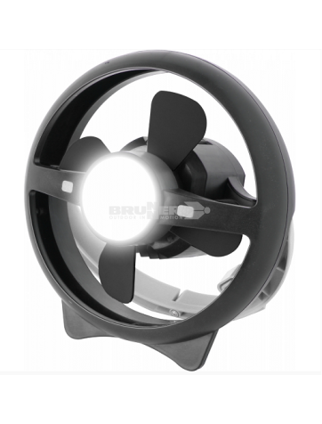 Ventilador lámpara recargable con USB Brunner