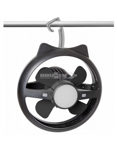 Ventilador lámpara recargable con USB Brunner
