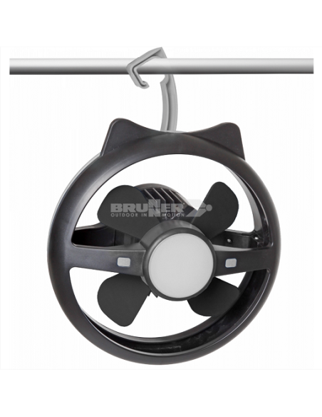 Ventilador lámpara recargable con USB Brunner Ventilador lámpara recargable con USB Brunner