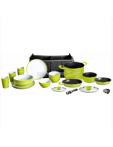 Juniper Brunner 25-Piece Cookware Set Dinnerware