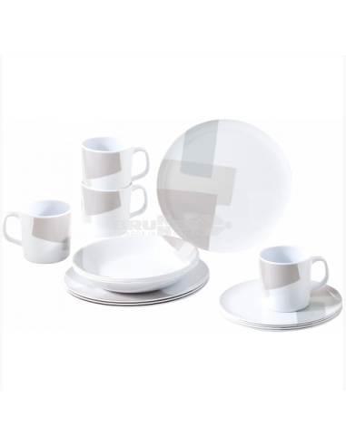 Vaniglia di 16 pezzi Melanzana di tela Brunner