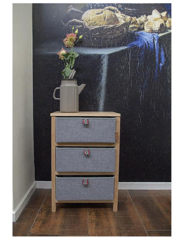 Armoire pliante Petersham 3 tiroirs Bo-camp