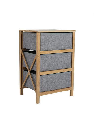Petersham folding cabinet 3 drawers Bo-camp