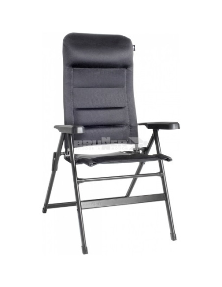 Silla plegable negra Aravel 3D-S Brunner