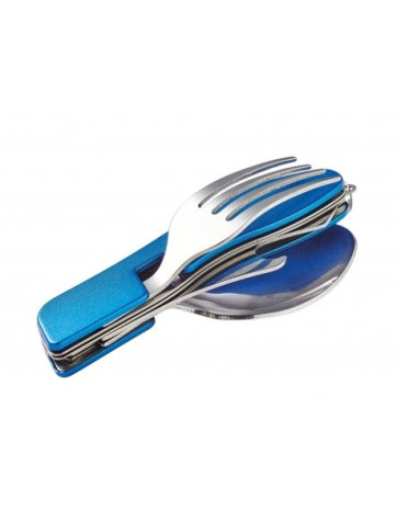 Gefaltetes Multifunktionsbesteck mit Etui
