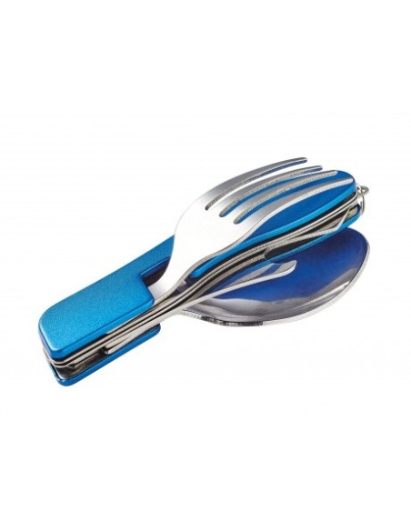 Cubiertos multifunción plegado con estuche Cubiertos multifunción plegado con estuche