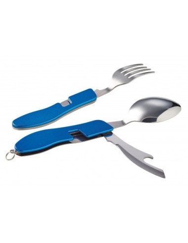 Couverts multifonctions pliés avec étui