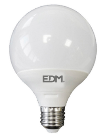 Bombilla LED Globo E27 15W EDM