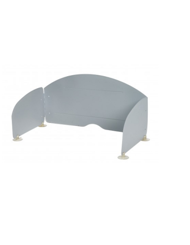 Paraviento de cocina plegable con ventosas