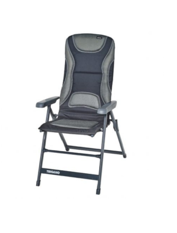 Graphite padded camping armchair Mod. Tortoise